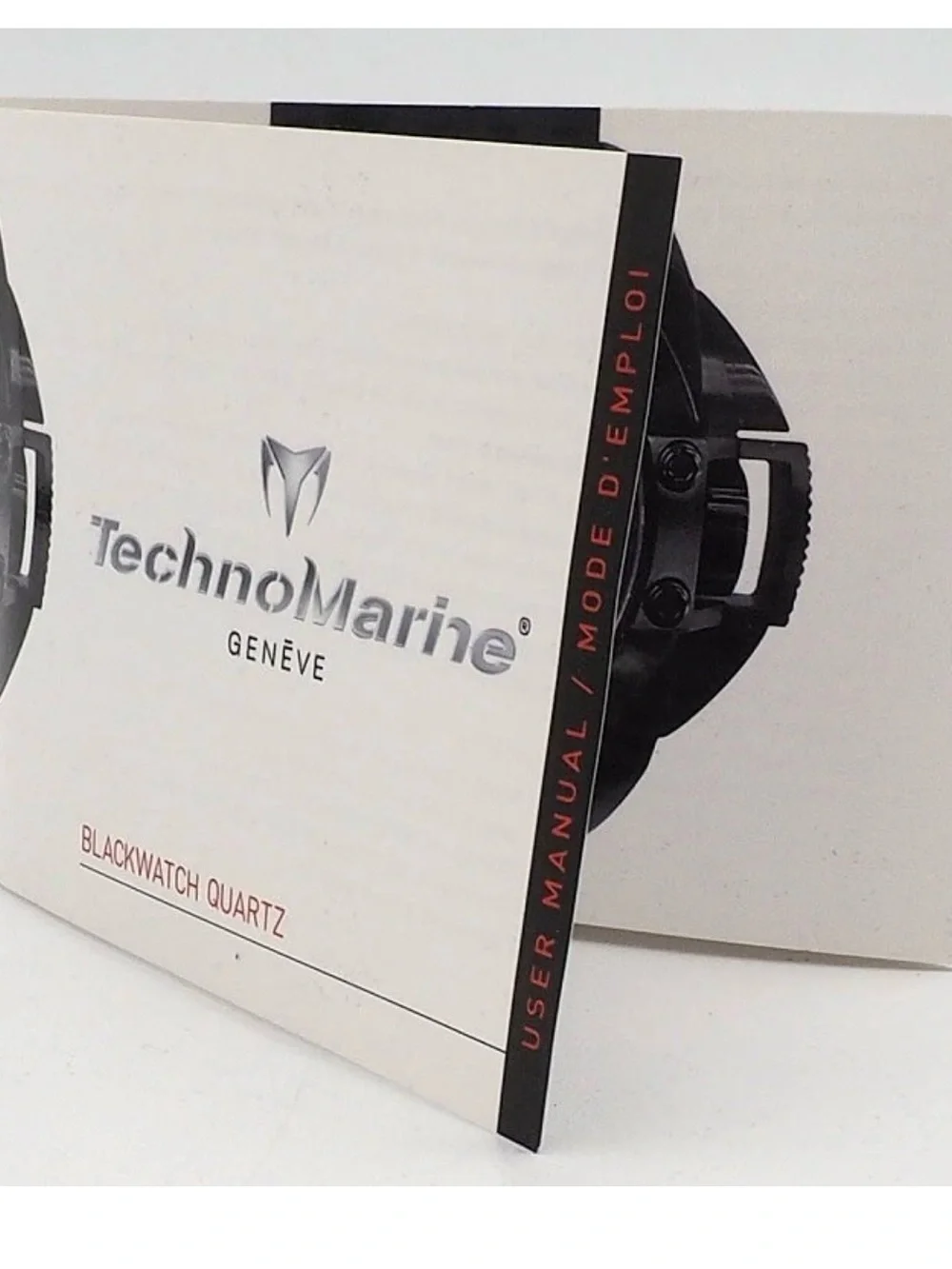 TechnoMarine Chronograph Blackwatch Quartz SWISS MADE Box & Papers New Battery
